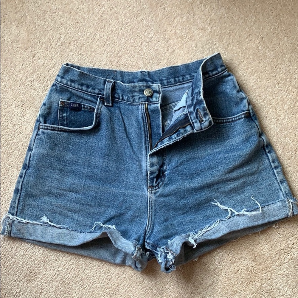 Lee High waist vintage jean short